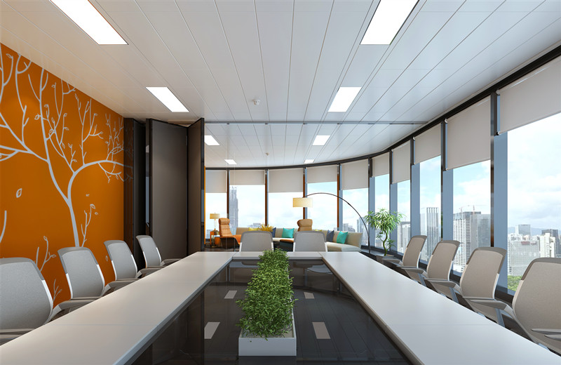 浦東張江辦公室裝修設(shè)計1400平米-第1張圖片-上海古都建筑設(shè)計集團(tuán)