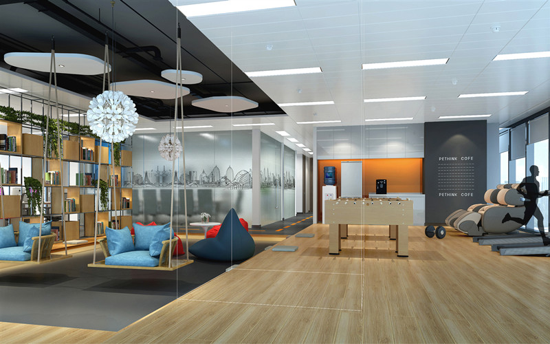 浦東張江辦公室裝修設(shè)計1400平米-第3張圖片-上海古都建筑設(shè)計集團(tuán)