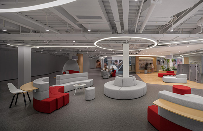 松江化妝品公司科技展廳設(shè)計效果-第1張圖片-上海古都建筑設(shè)計集團(tuán)