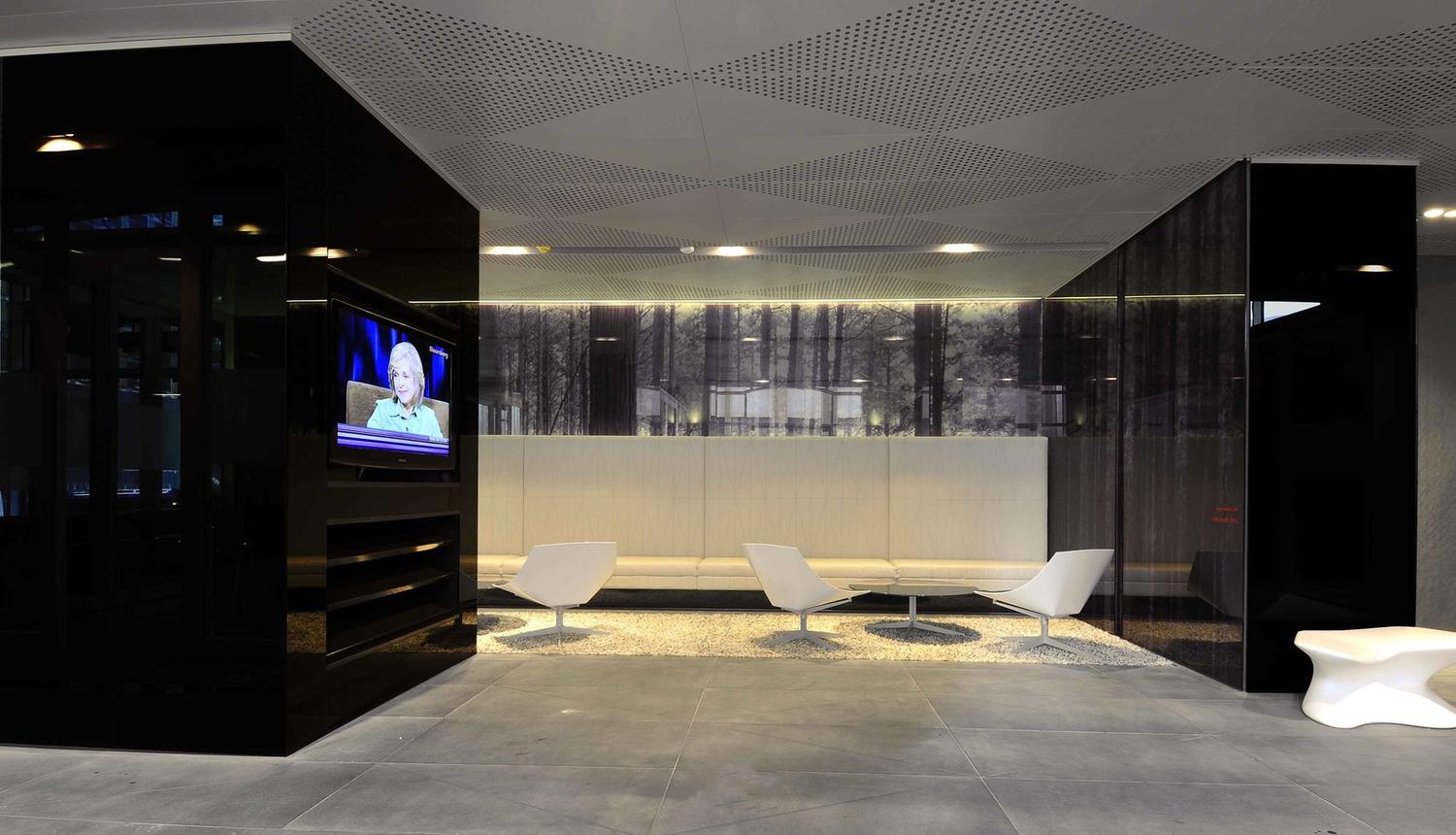 徐匯區(qū)300平辦公室裝修現代時尚風格設計-第1張圖片-上海古都建筑設計集團