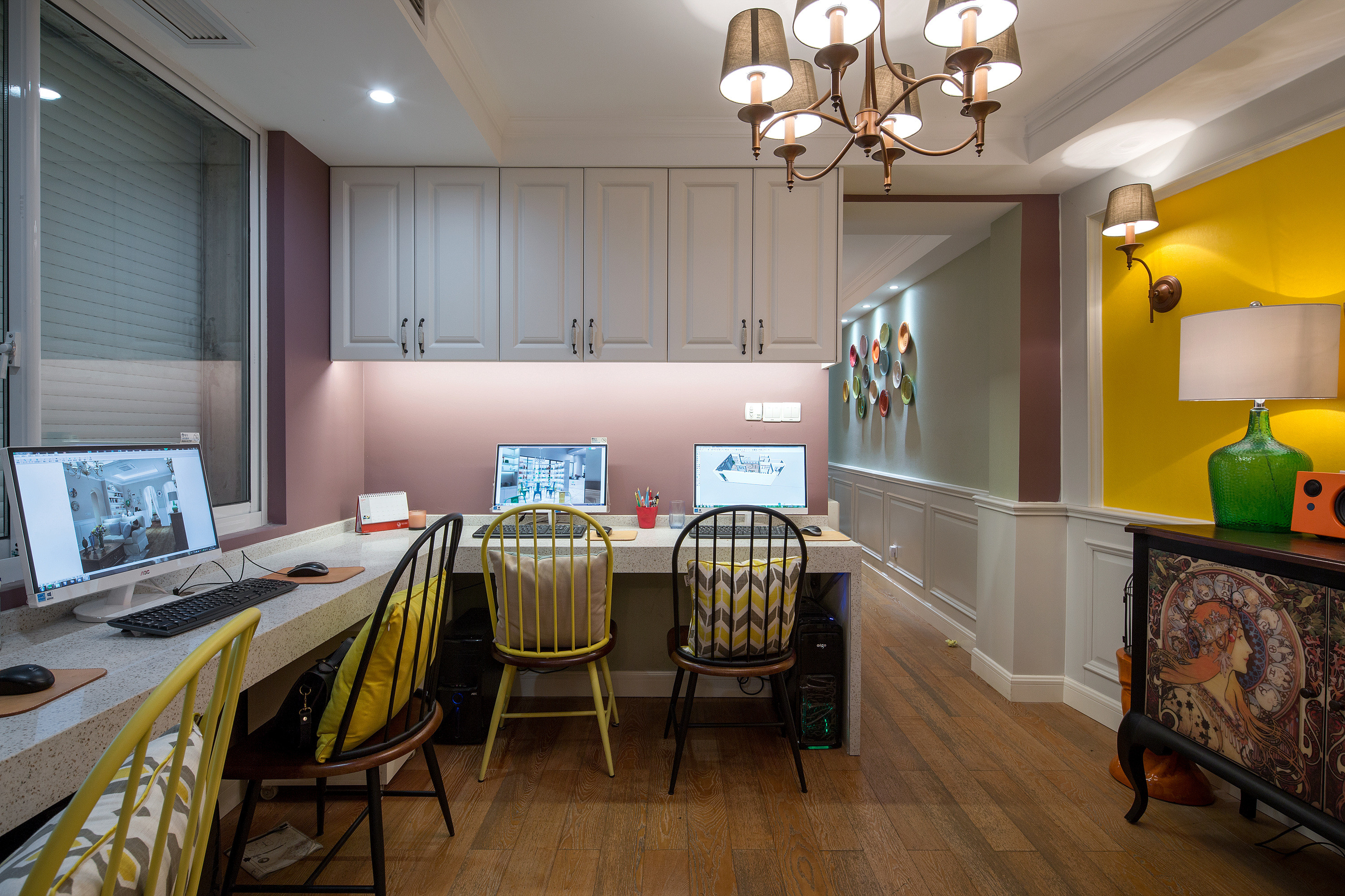 徐匯區(qū)120平辦公室裝修美式風格設計-第5張圖片-上海古都建筑設計集團