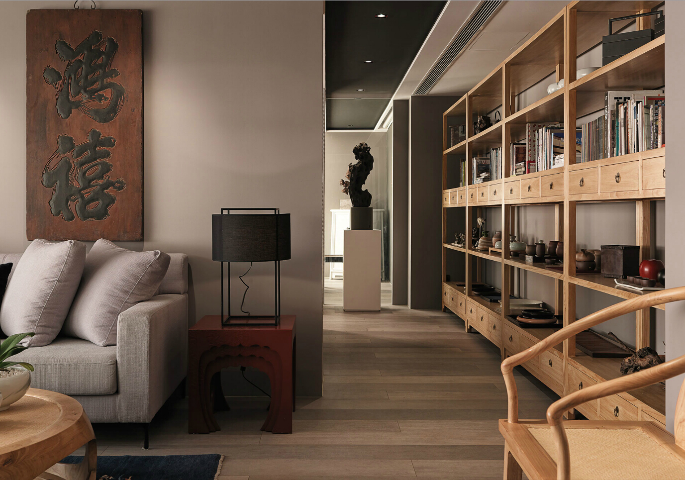 上海中式風(fēng)格辦公室裝修設(shè)計效果圖-第6張圖片-上海古都建筑設(shè)計集團