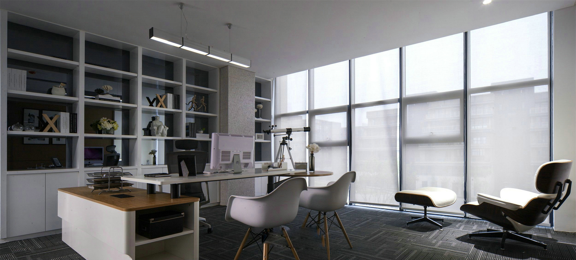 上?，F(xiàn)代時(shí)尚風(fēng)格辦公室裝修設(shè)計(jì)-第3張圖片-上海古都建筑設(shè)計(jì)集團(tuán)