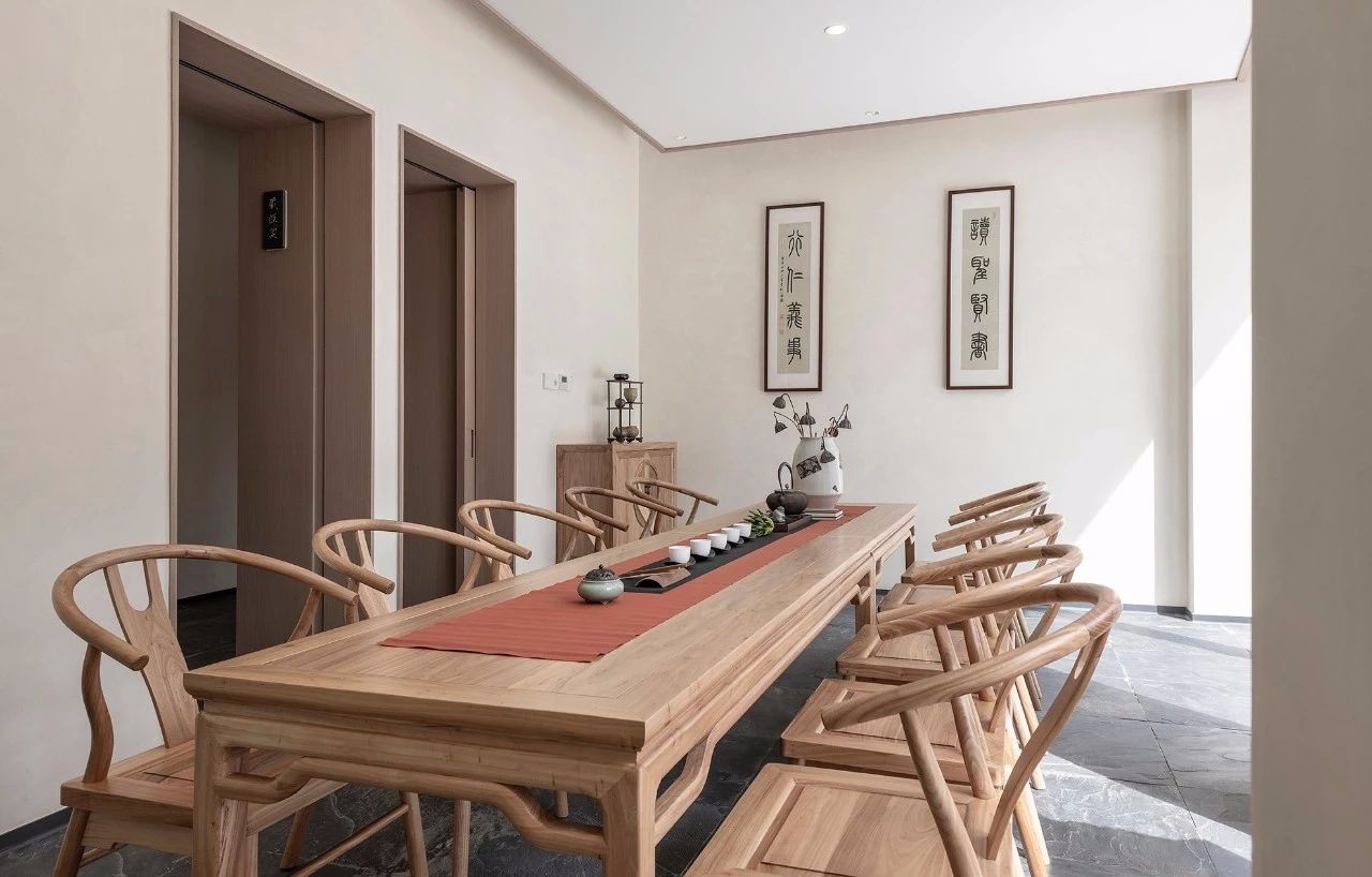 上海辦公室裝修清新茶莊裝修設計-第7張圖片-上海古都建筑設計集團