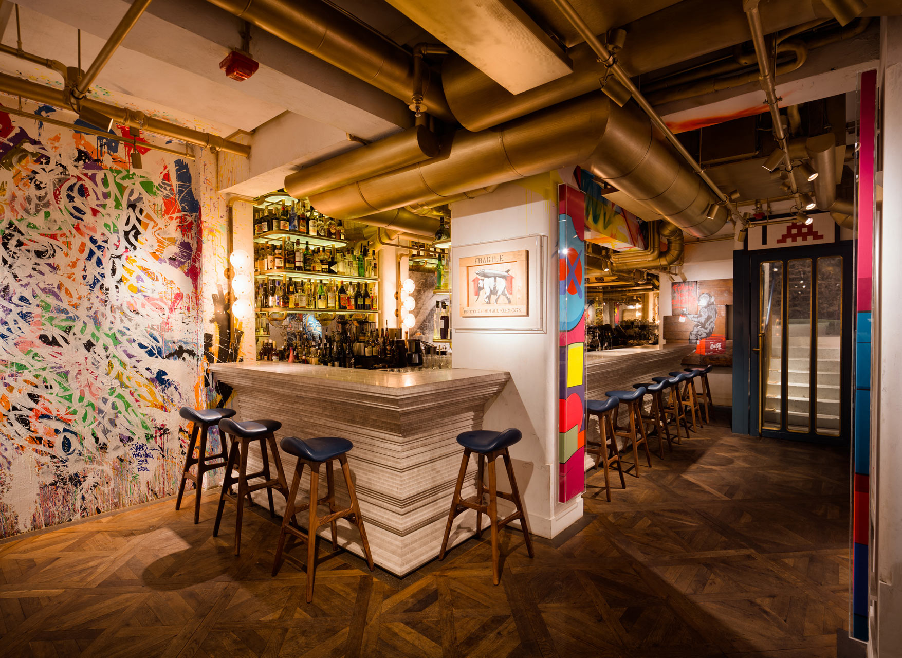 浦東新區(qū)復(fù)古西餐廳裝修設(shè)計-第4張圖片-上海古都建筑設(shè)計集團