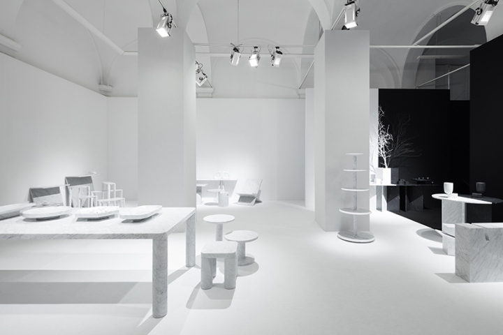 浦東新區(qū)黑白簡約風格展廳裝修設計-第6張圖片-上海古都建筑設計集團