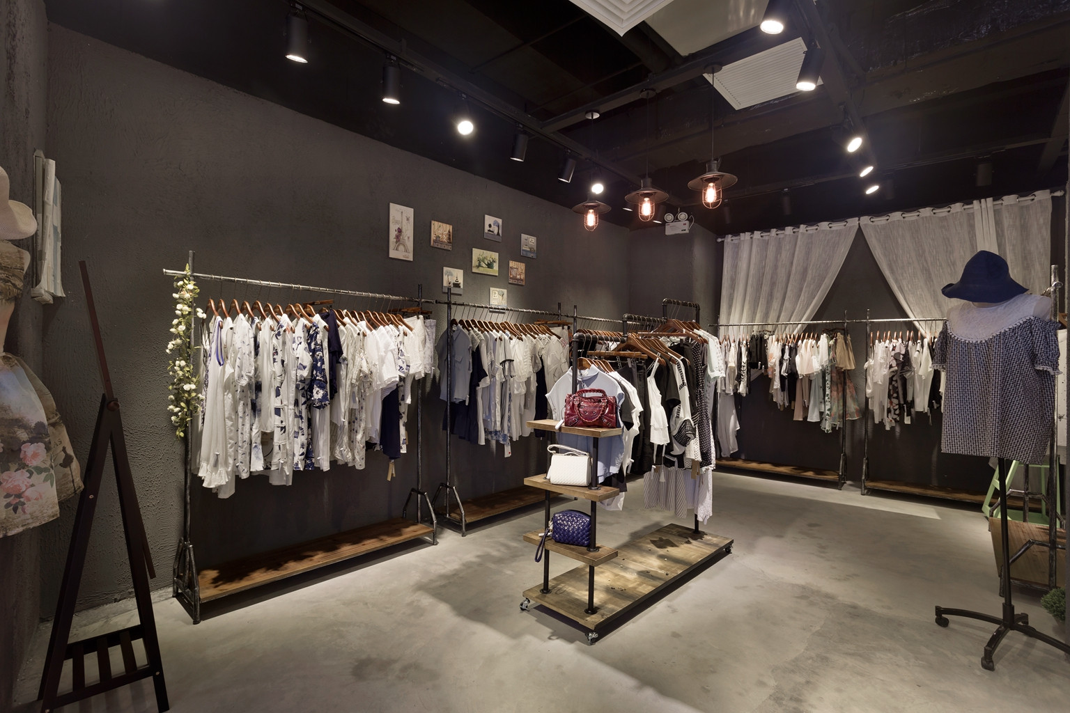 loft風(fēng)格女裝店裝修設(shè)計-第4張圖片-上海古都建筑設(shè)計集團