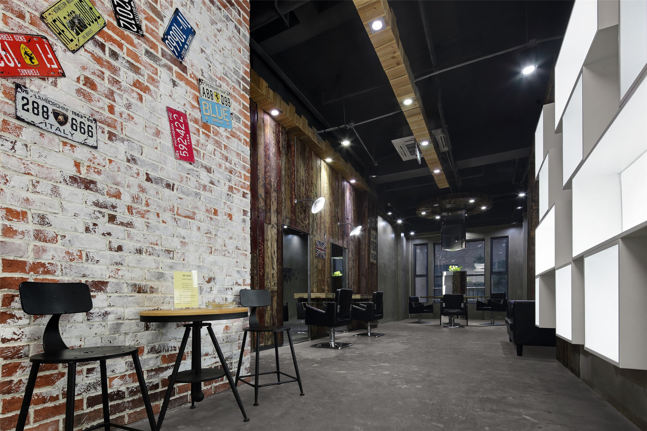 簡約理發(fā)店裝修設(shè)計效果圖-第4張圖片-上海古都建筑設(shè)計集團