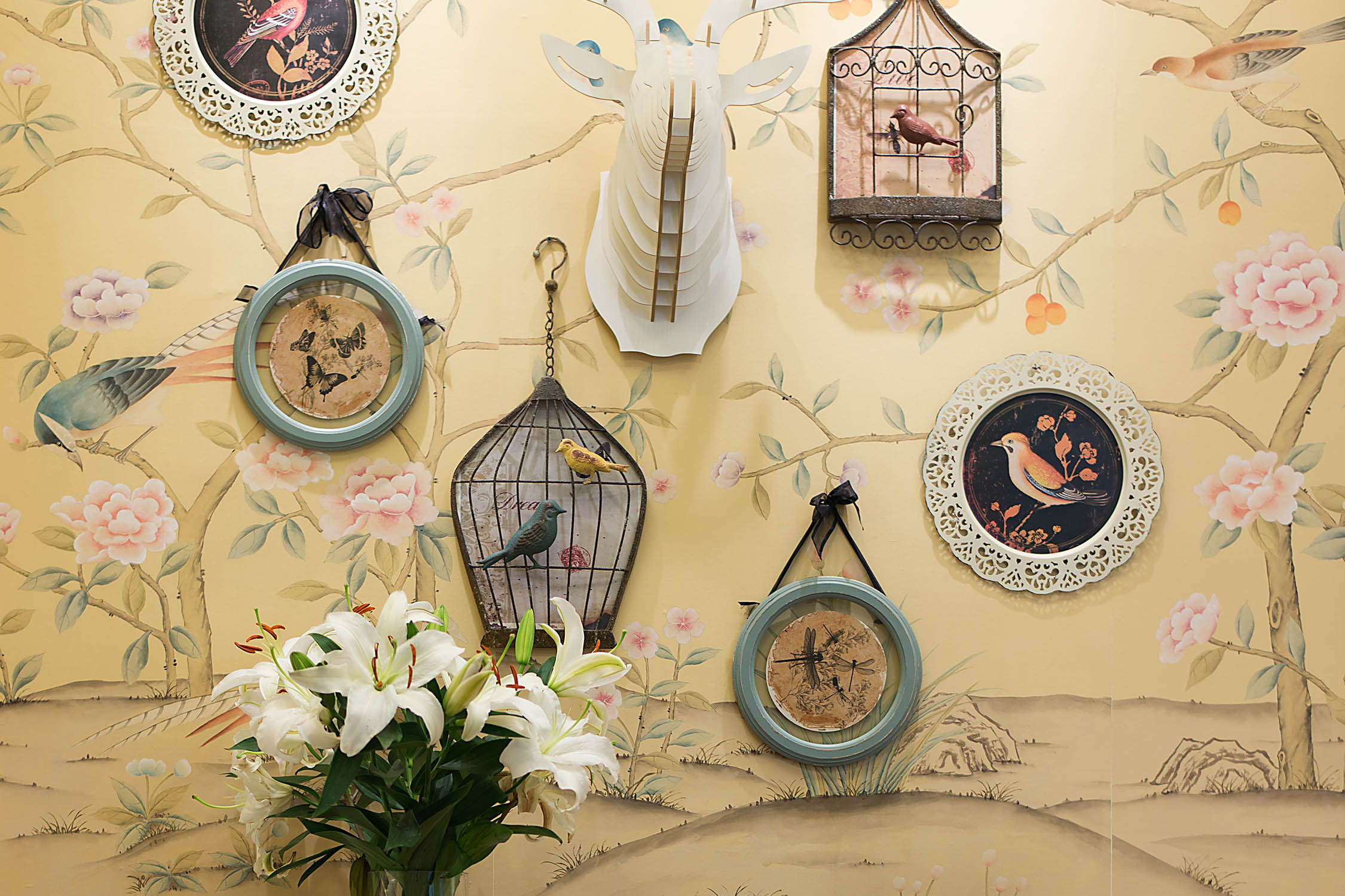 時尚清新美甲店裝修設(shè)計-第5張圖片-上海古都建筑設(shè)計集團(tuán)