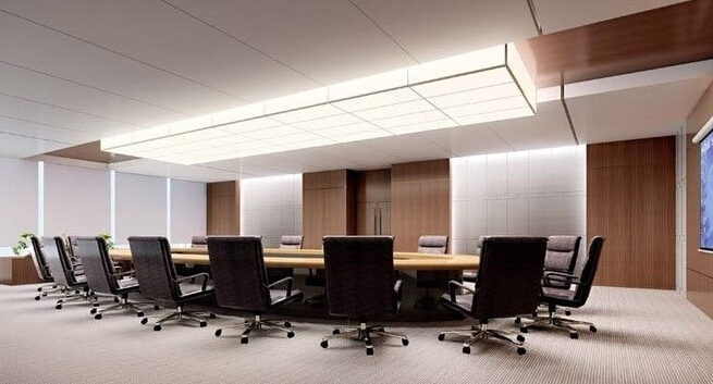 虹口區(qū)現(xiàn)代簡約風(fēng)格會議室裝修設(shè)計-第2張圖片-上海古都建筑設(shè)計集團(tuán)