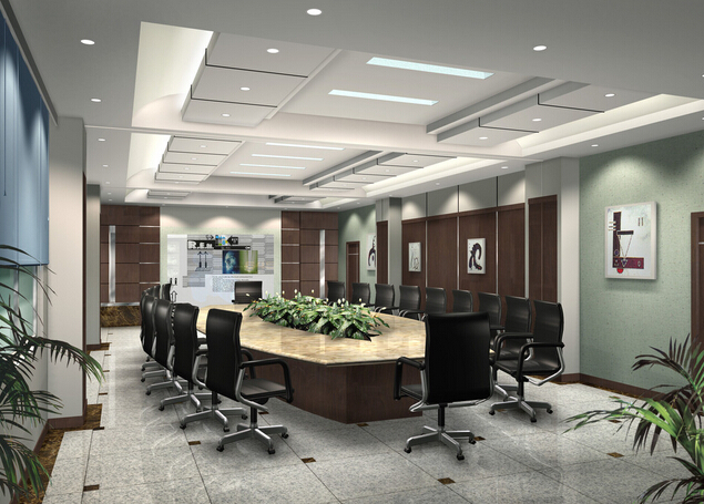 虹口區(qū)現(xiàn)代簡約風(fēng)格會議室裝修設(shè)計-第3張圖片-上海古都建筑設(shè)計集團(tuán)