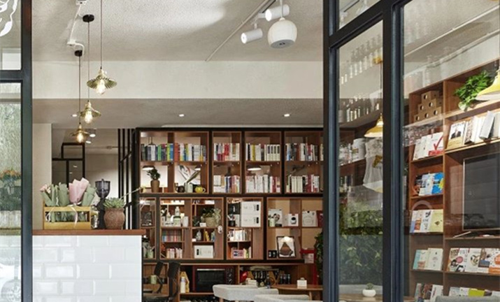 日式清新書店裝修設(shè)計效果圖-第4張圖片-上海古都建筑設(shè)計集團(tuán)