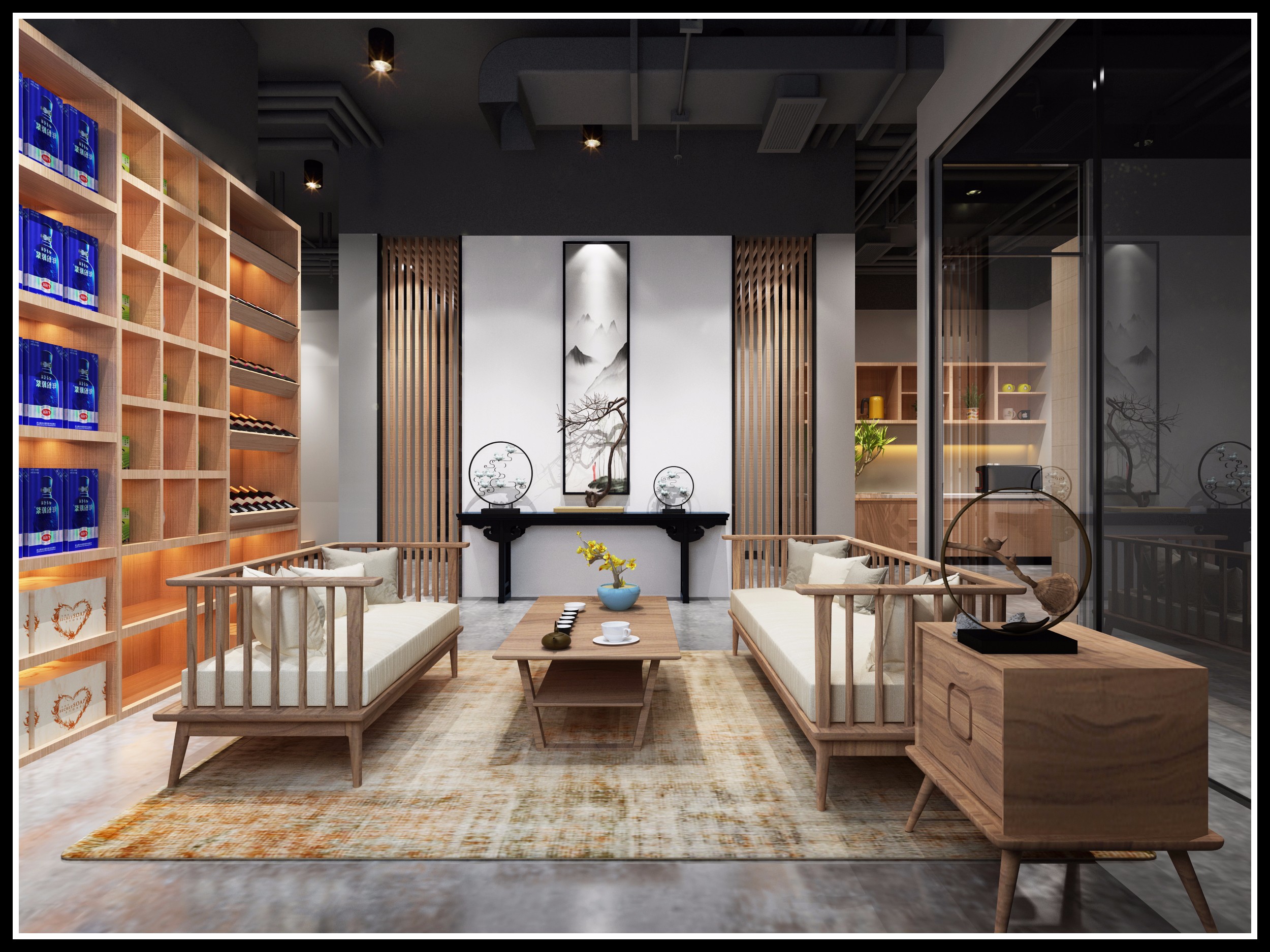 浦東新區(qū)奢華工業(yè)風(fēng)辦公室裝修設(shè)計-第9張圖片-上海古都建筑設(shè)計集團(tuán)