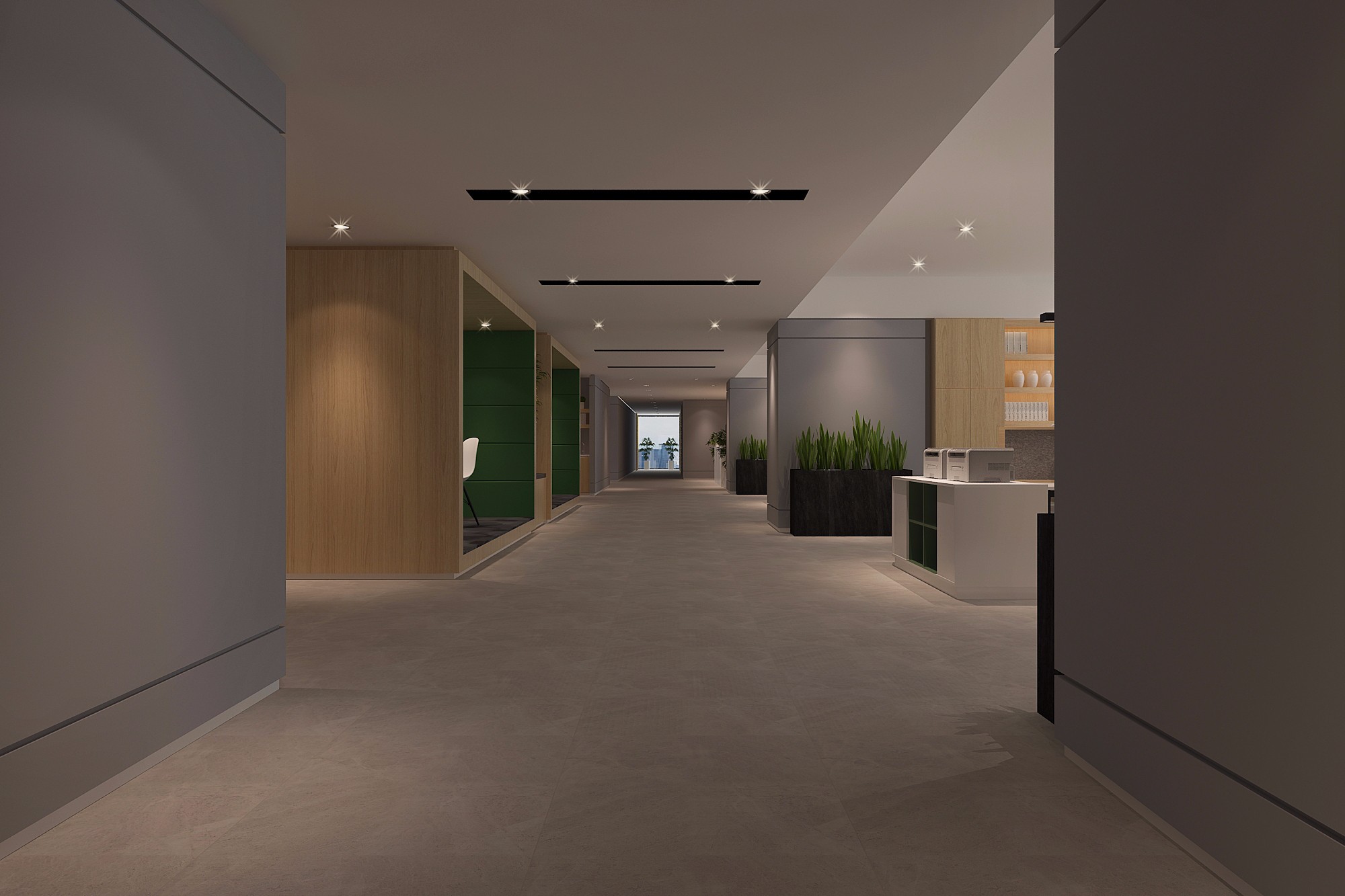 奢華大氣辦公樓裝修設計-第5張圖片-上海古都建筑設計集團