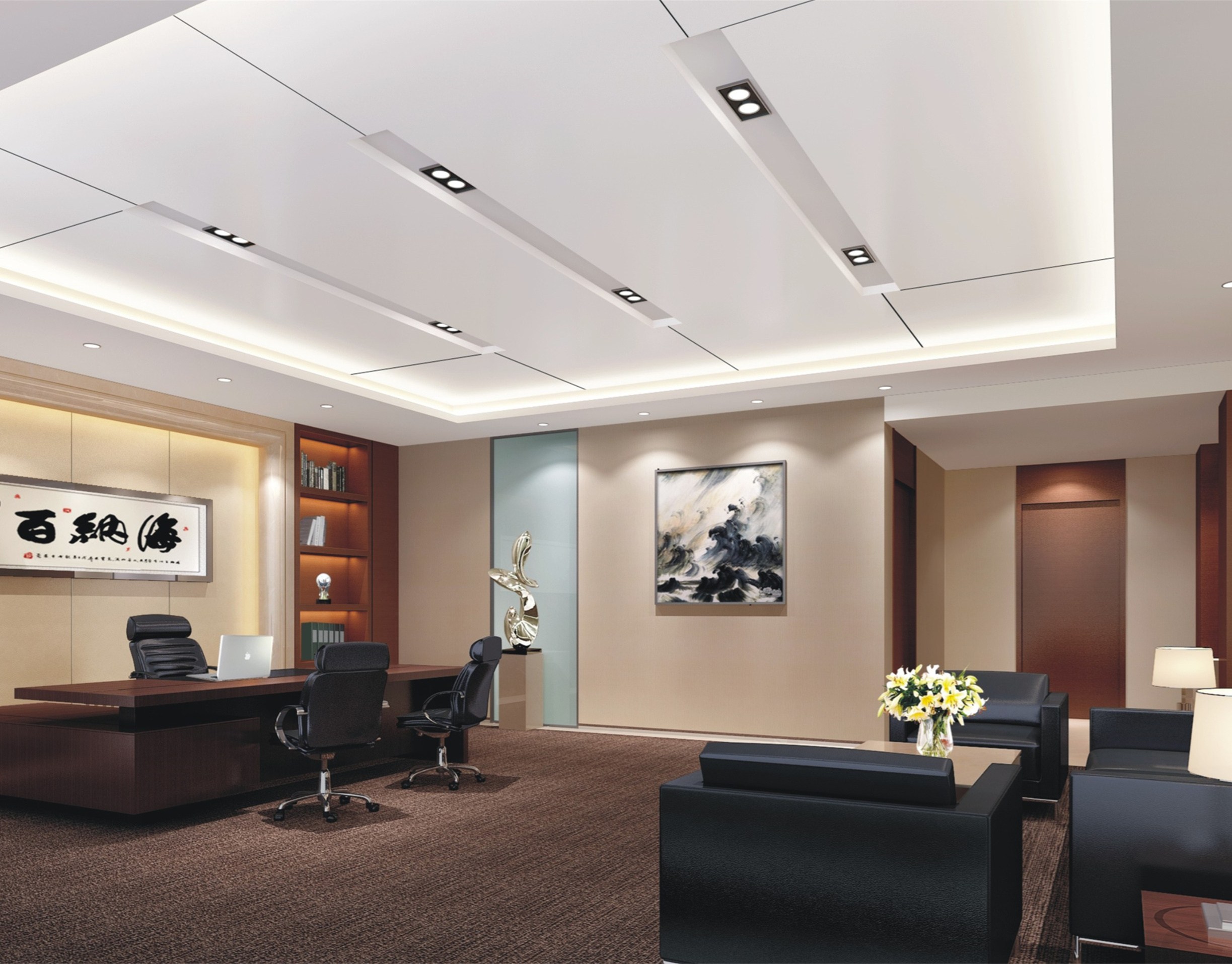 橫琴島辦公室裝修設(shè)計-第6張圖片-上海古都建筑設(shè)計集團(tuán)