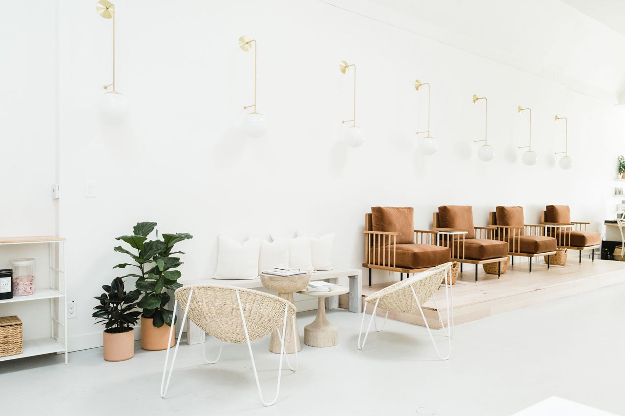 時尚簡約風(fēng)格美甲店裝修設(shè)計-第6張圖片-上海古都建筑設(shè)計集團(tuán)