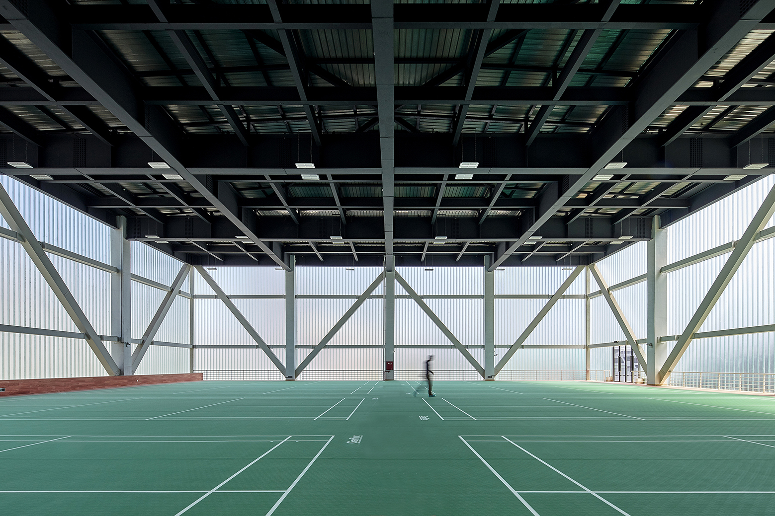 室內(nèi)小型簡約羽毛球館裝修設(shè)計-第4張圖片-上海古都建筑設(shè)計集團(tuán)