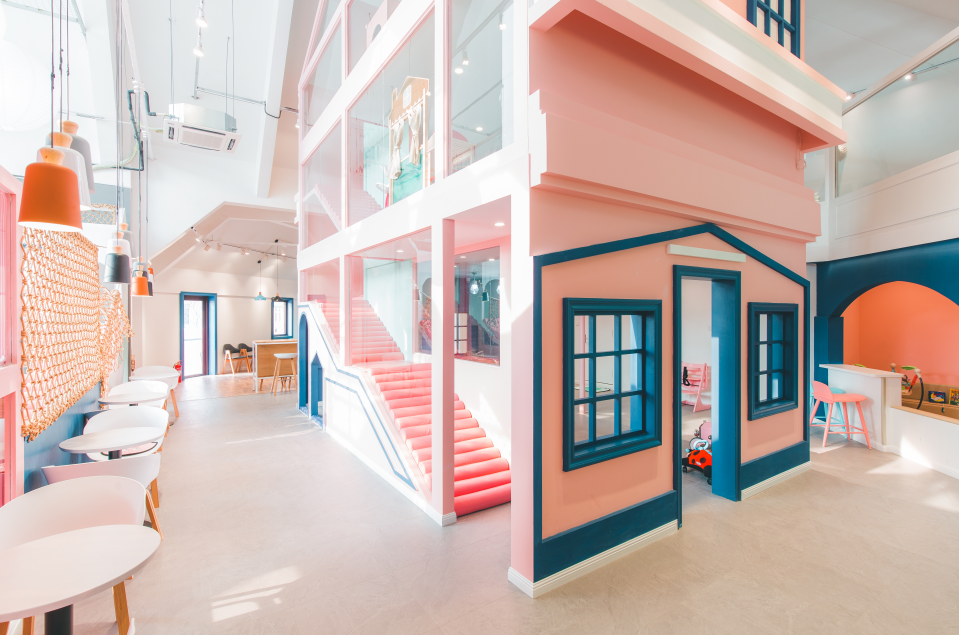 簡約溫馨親子會所裝修設(shè)計-第2張圖片-上海古都建筑設(shè)計集團(tuán)