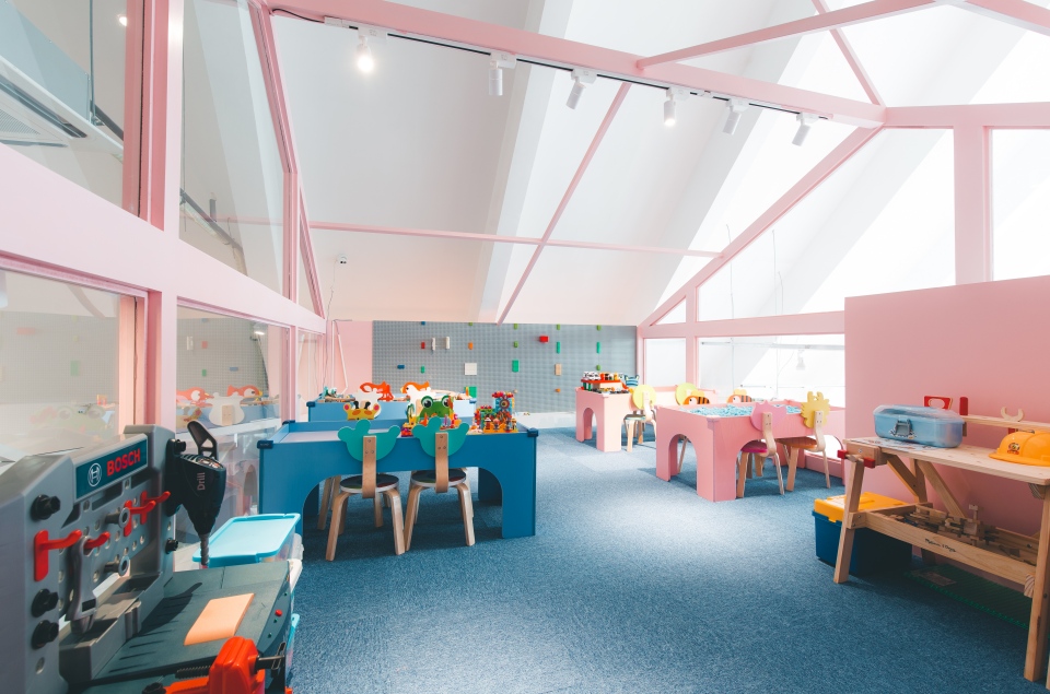 簡約溫馨親子會所裝修設(shè)計-第5張圖片-上海古都建筑設(shè)計集團(tuán)