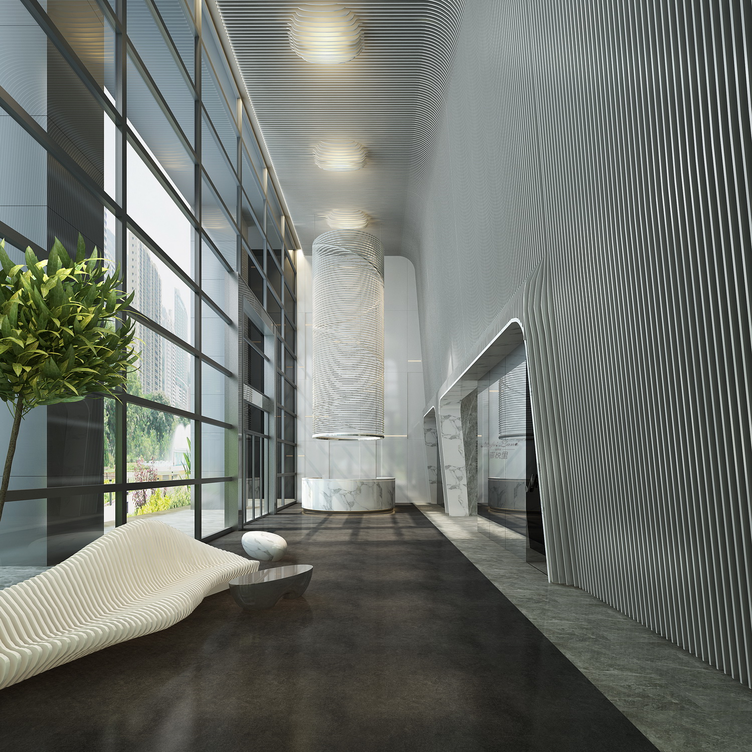 新式科技風辦公樓裝修設(shè)計-第9張圖片-上海古都建筑設(shè)計集團