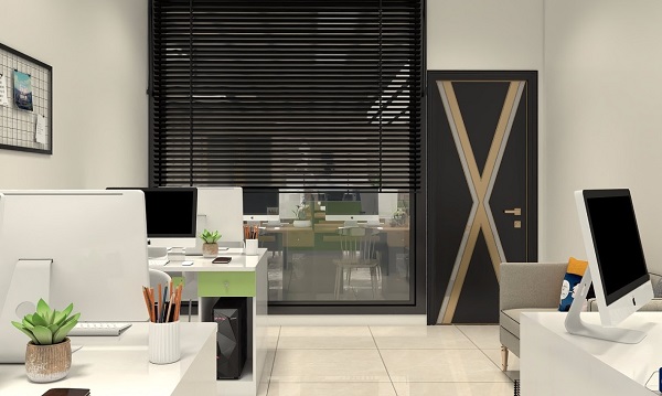 現(xiàn)代時尚簡約辦公室裝修設計-第2張圖片-上海古都建筑設計集團