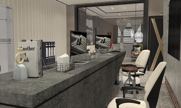 現(xiàn)代時尚簡約辦公室裝修設計-第3張圖片-上海古都建筑設計集團